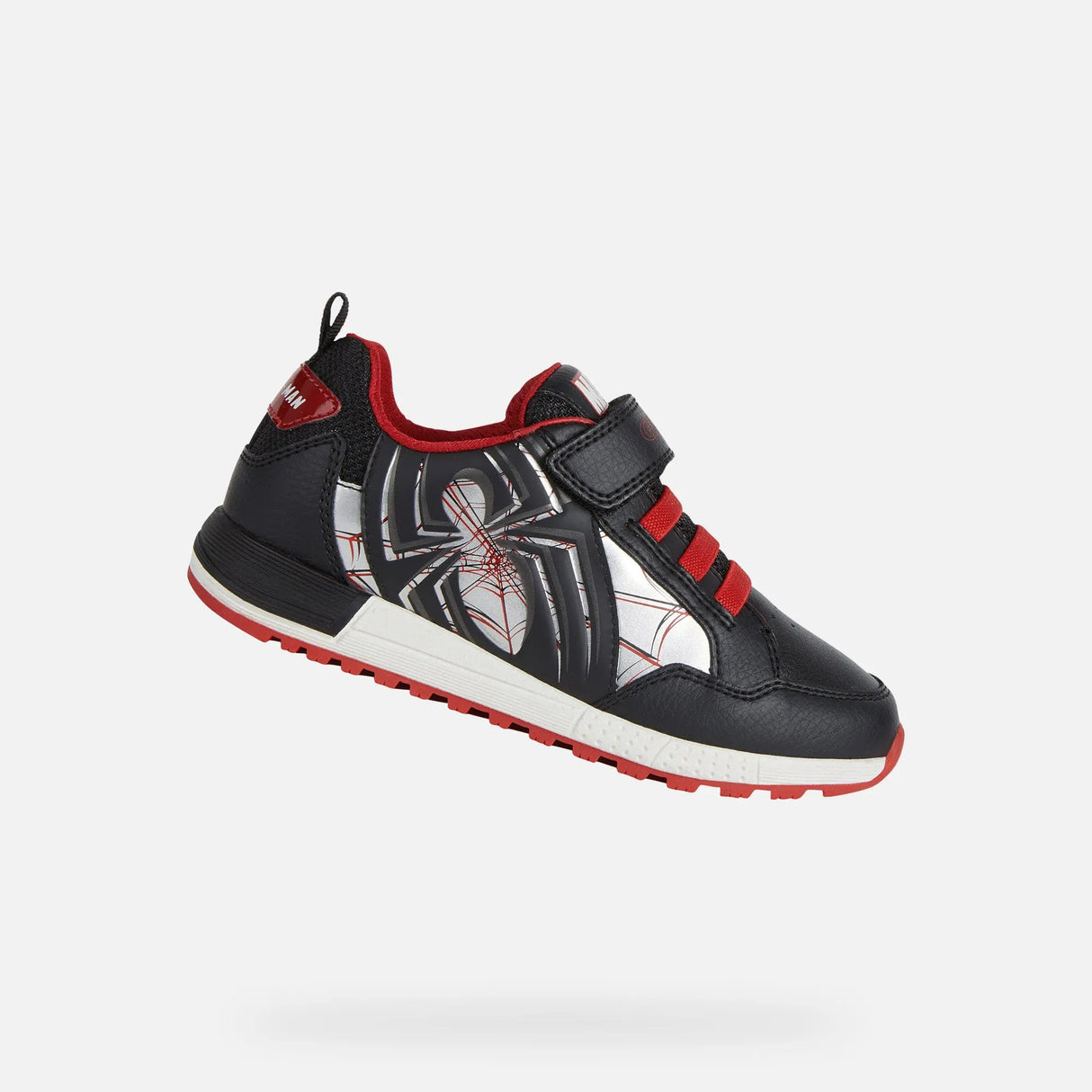 Low Top Sneakers Alben Junior - Black Red | Geox - Geox