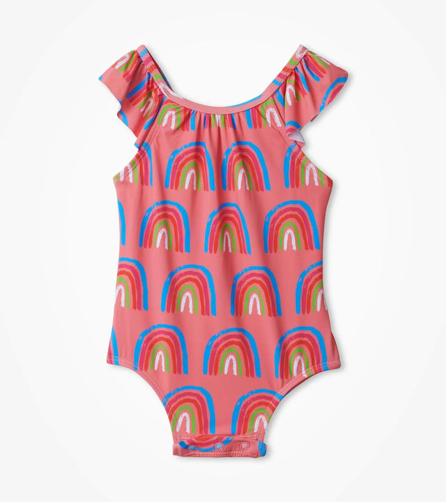 Lucky Rainbows Baby Ruffle Swimsuit | Hatley - Jenni Kidz