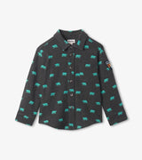 Mini Bears Jersey Button Down Shirt | Hatley - Jenni Kidz