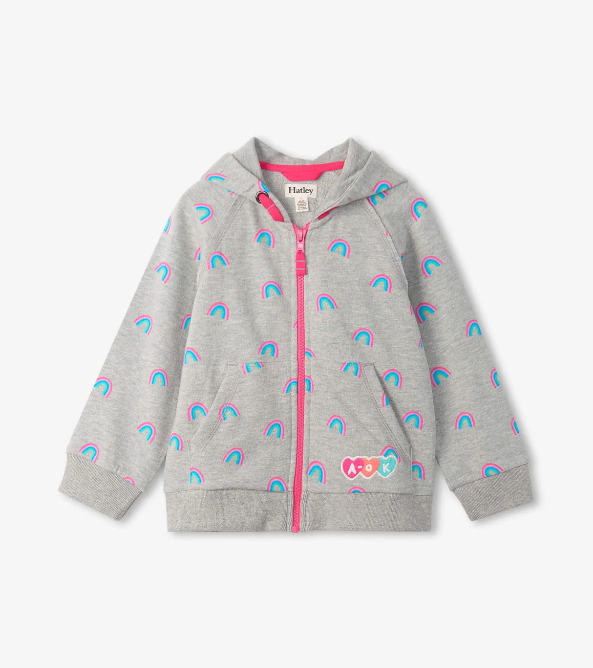 Mini Rainbows Full Zip Hoodie | Hatley - Hatley