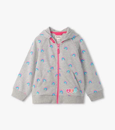 Mini Rainbows Full Zip Hoodie | Hatley - Hatley