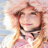 Mini Roses Two Piece Snowsuit With Printed Jacket Dusty Rose | DEUX PAR DEUX - DEUX PAR DEUX