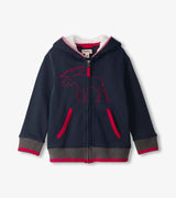 Moose Silhouette Full Zip Hoodie | Hatley - Jenni Kidz