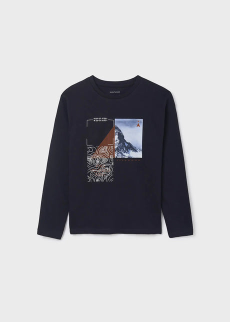 Mountain Long Sleeved T-shirt Boy | Mayoral - Mayoral