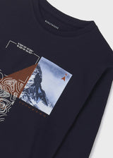 Mountain Long Sleeved T-shirt Boy | Mayoral - Mayoral