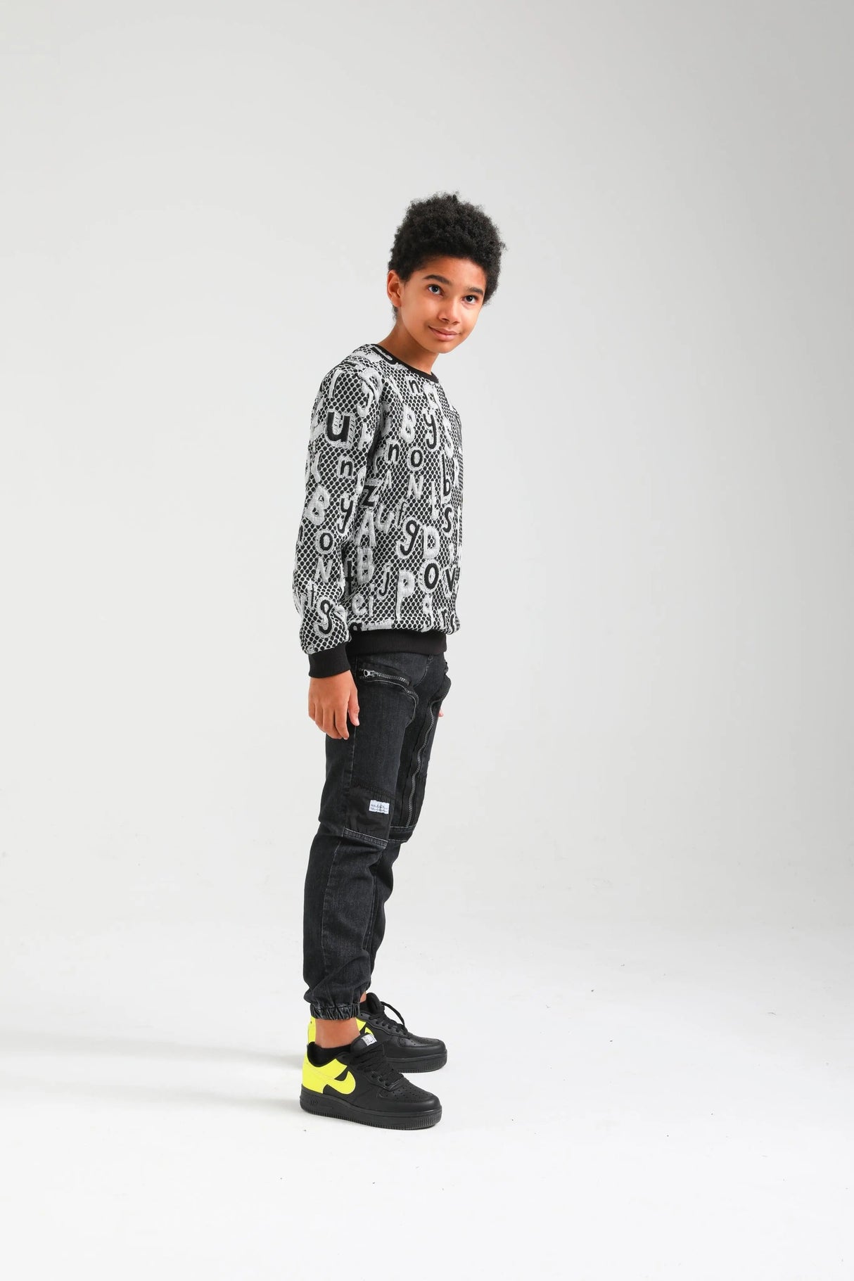 Nanica Siyah boy sweater - Jenni Kidz