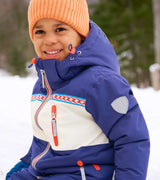 Navy Color Block Ski Jacket | Hatley - Jenni Kidz