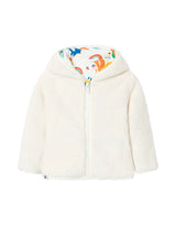 Nursery Cosette Reversible Jacket - Wild White | Joules - Joules