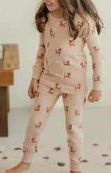 Oh Deery Print Pyjama Set | Petit Lem - Jenni Kidz