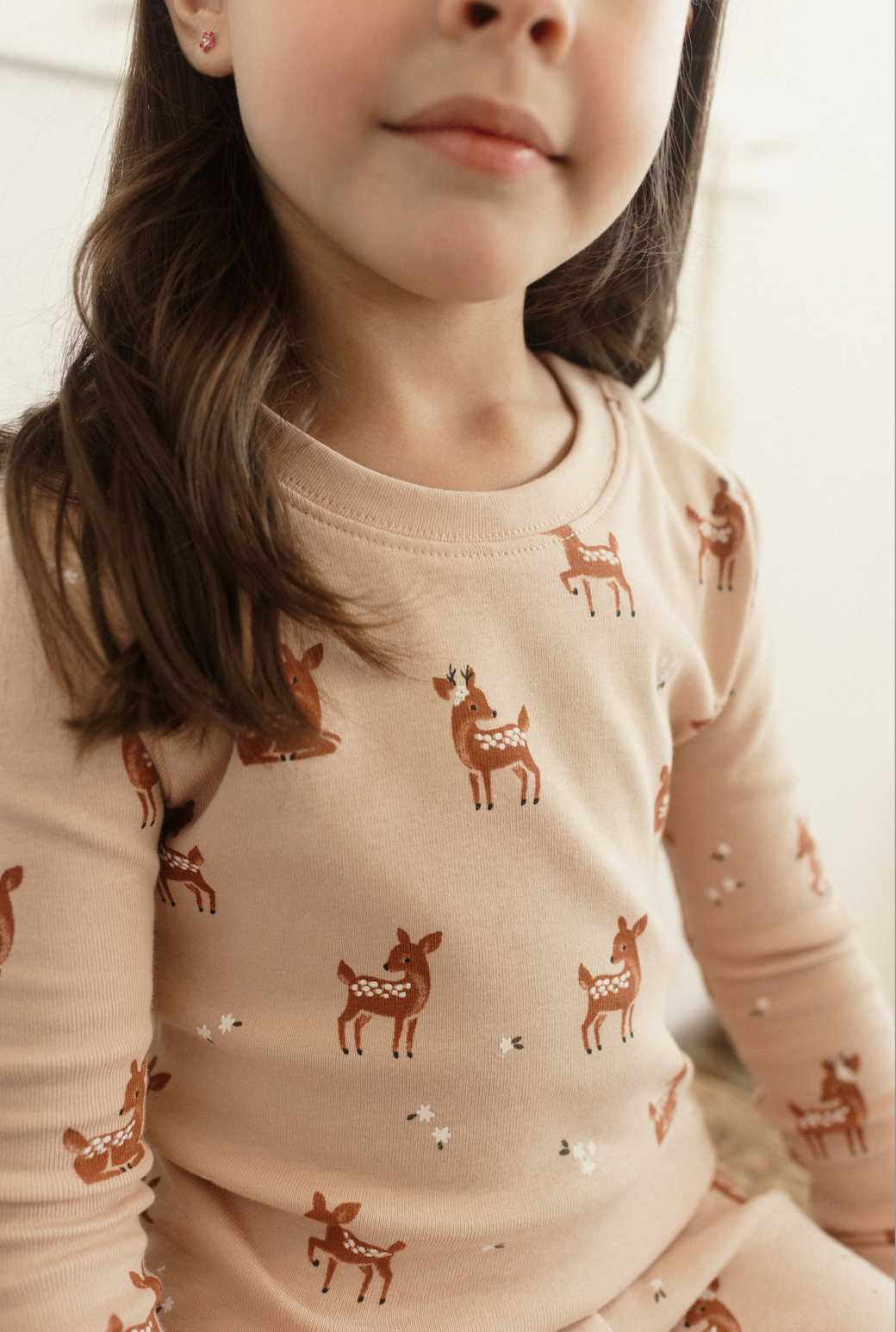 Oh Deery Print Pyjama Set | Petit Lem - Jenni Kidz