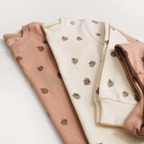 Organic Printed Sweatshirt & Jogger Set in Nutmeg Pinecone | Lovedbaby - Jenni Kidz