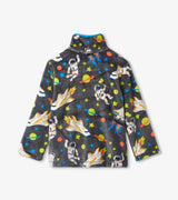 Outer Space Fuzzy Fleece Zip Up | Hatley - Jenni Kidz