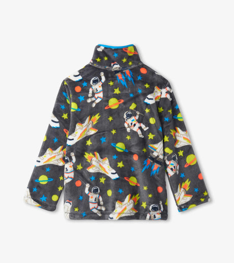 Outer Space Fuzzy Fleece Zip Up | Hatley - Jenni Kidz