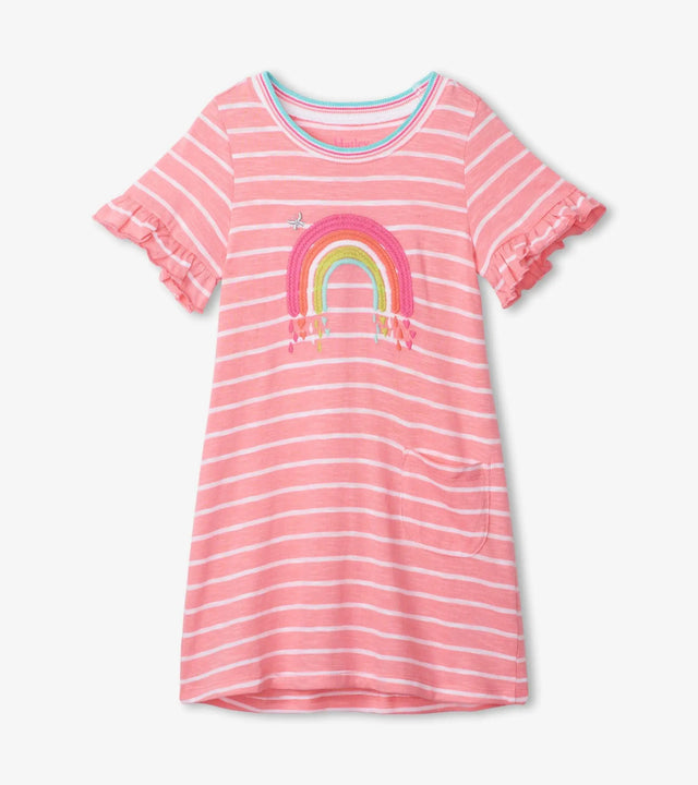 Over The Rainbow Tee Shirt Dress | Hatley - Jenni Kidz