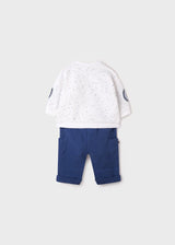 Pants And Hoodie Set Newborn Boy | Mayoral - Jenni Kidz