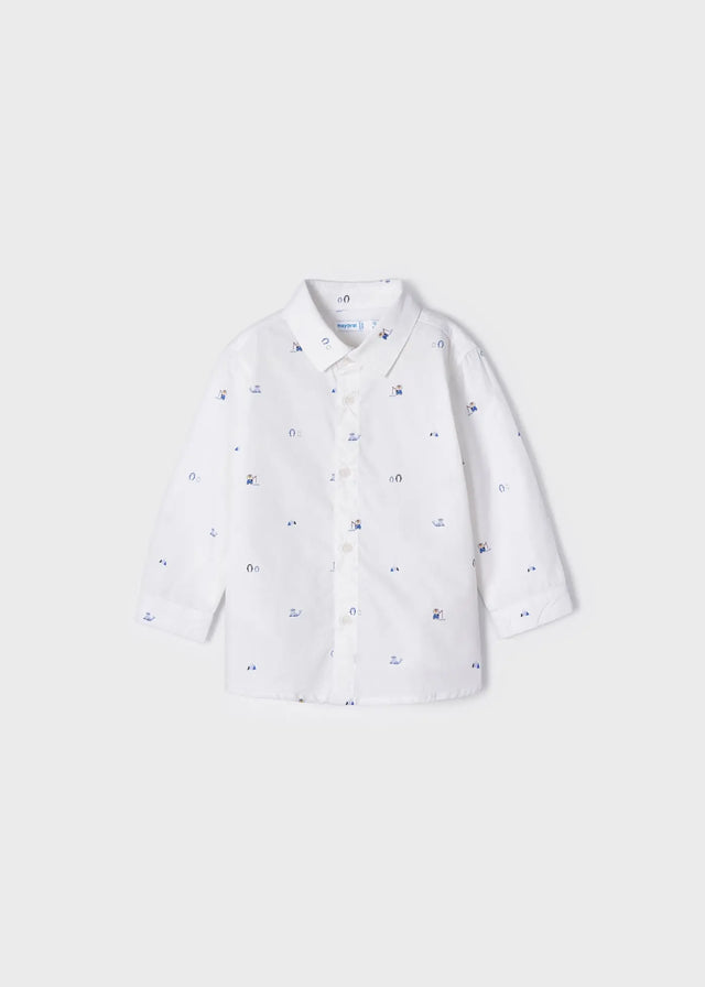 Patterned Long Sleeved Shirt Baby Boy | Mayoral - Mayoral