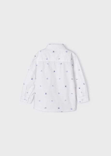 Patterned Long Sleeved Shirt Baby Boy | Mayoral - Mayoral