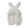 Peplum Shortie Sunsuit - Rose Dot Gray | Angel Dear - Jenni Kidz