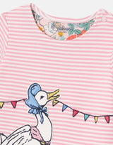 Peter Rabbit Dazzle Organically Grown Cotton Artwork Dress | Joules - Joules