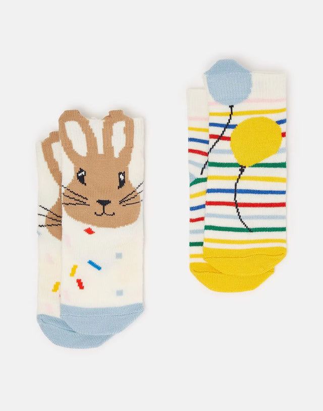 Peter Rabbit Neat Feet Socks 2 Pack | Joules - Jenni Kidz