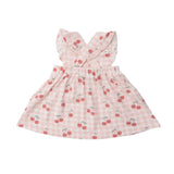 Pinafore Top and Bloomer - Cherry Gingham | Angel Dear - Jenni Kidz