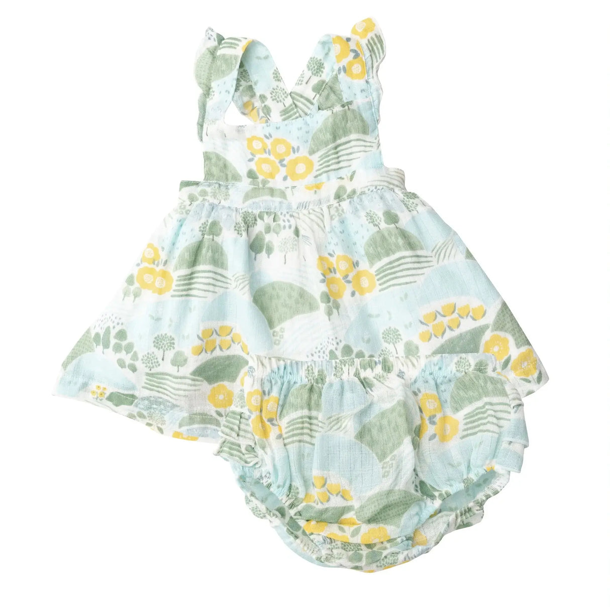 Pinafore Top and Bloomer - Cute Country Floral | Angel Dear - Jenni Kidz