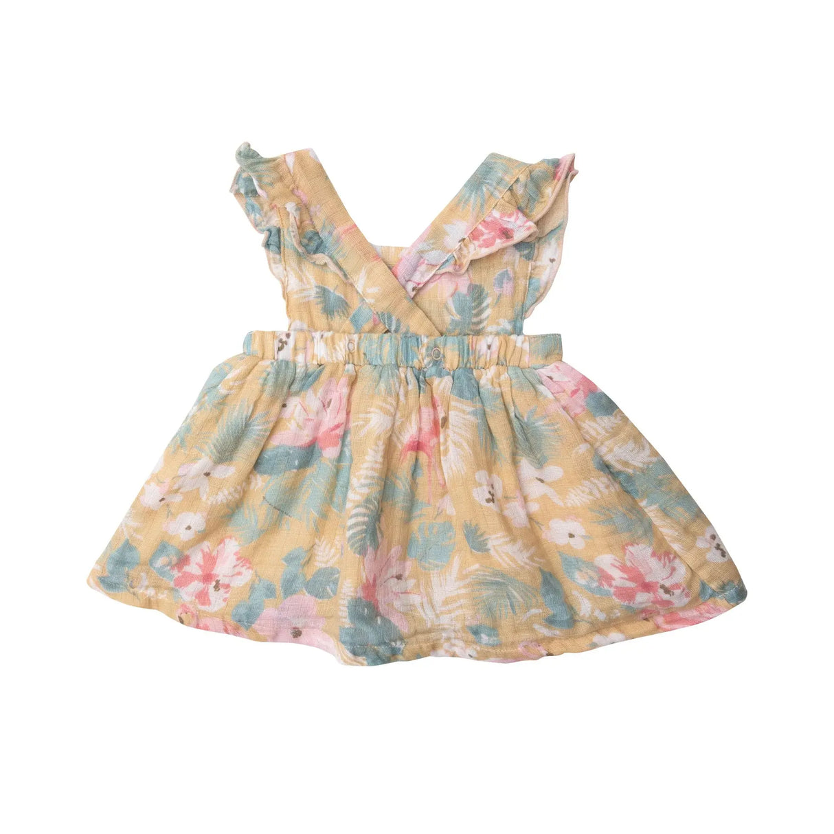 Pinafore Top and Bloomer - Floral Flamingos | Angel Dear - Jenni Kidz