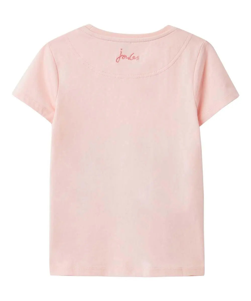 Pink Puffin Sequin Astra Tee - Girls | Joules - Jenni Kidz