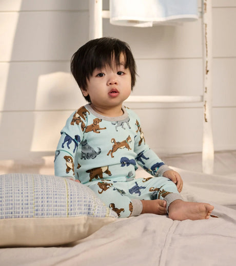 Playful Puppies Organic Cotton Baby Pajama Set | Hatley - Jenni Kidz