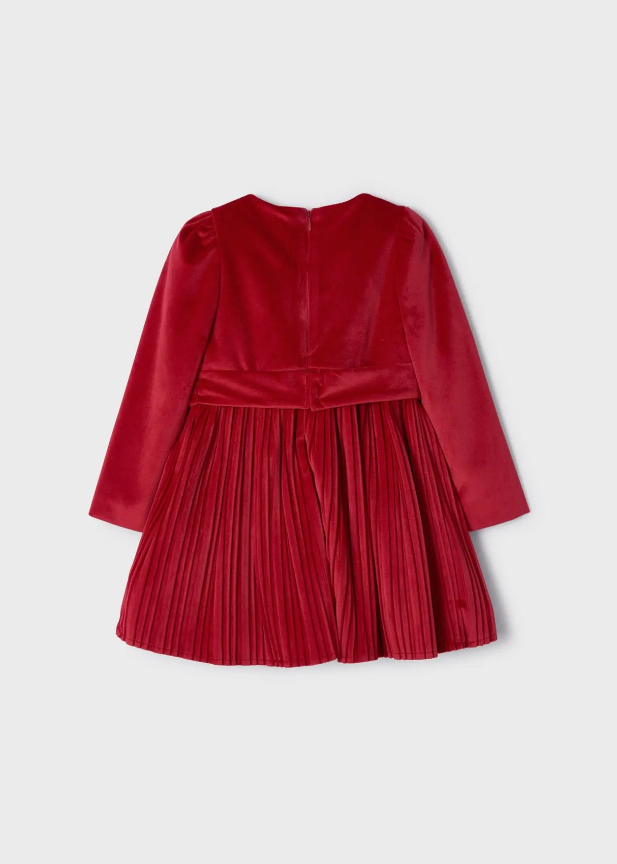 Pleated Velvet Dress Girl | Mayoral - Mayoral