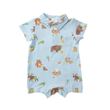 Polo Shortie - Wildlife on Vacation  | Angel Dear - Jenni Kidz