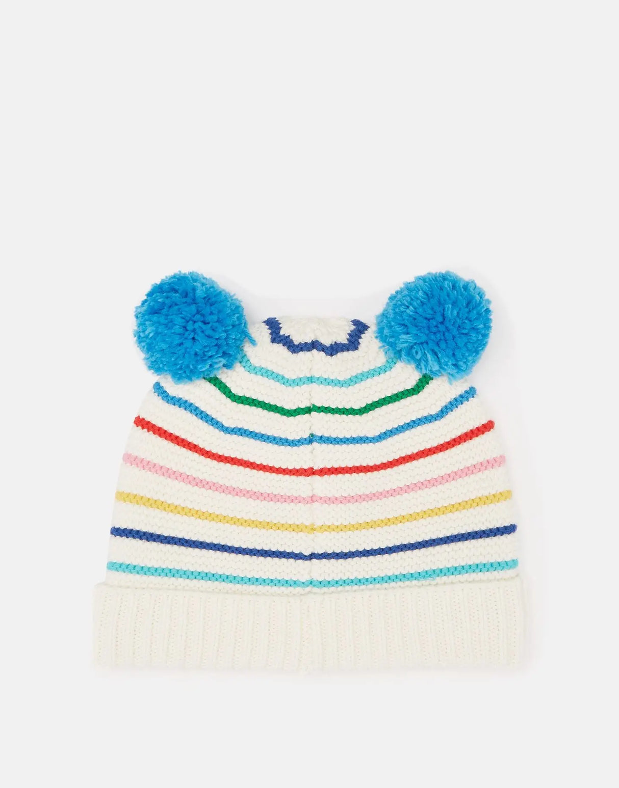 Pom Pom Organically Grown Cotton Knitted Hat | Joules - Joules