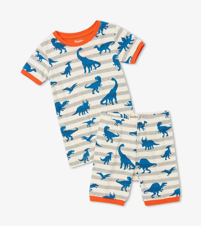 Prehistoric Dinos Organic Cotton Short Pajama Set | Hatley - Jenni Kidz