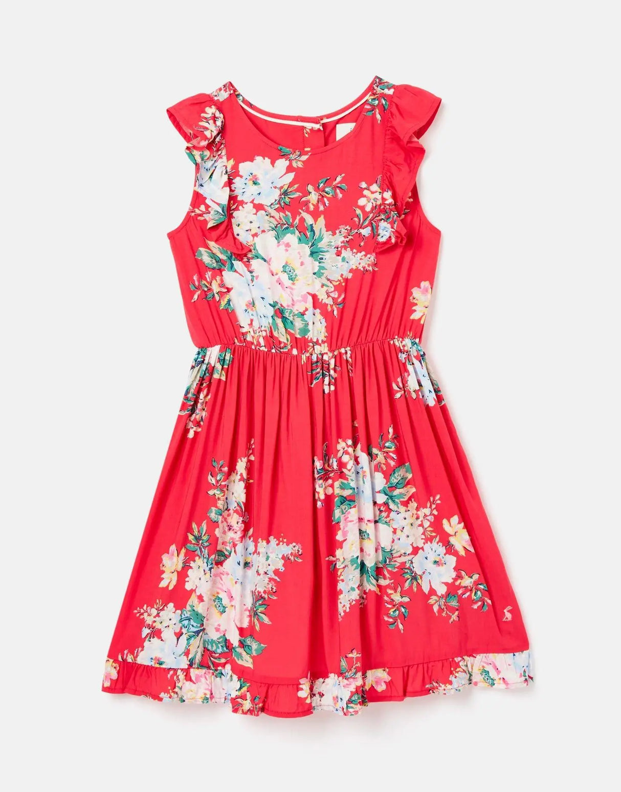 Quincy Woven Flutter Tea Dress | Joules - Jenni Kidz