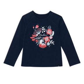 Raglan Long Sleeve Top Navy Blue by Deux par Deux – product photo 2