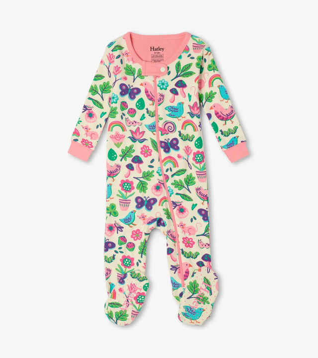 Rainbow Park Organic Cotton Footed Coverall | Hatley - Jenni Kidz