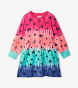 Rainbow Tie Dye Galaxy Skater Dress | Hatley - Jenni Kidz