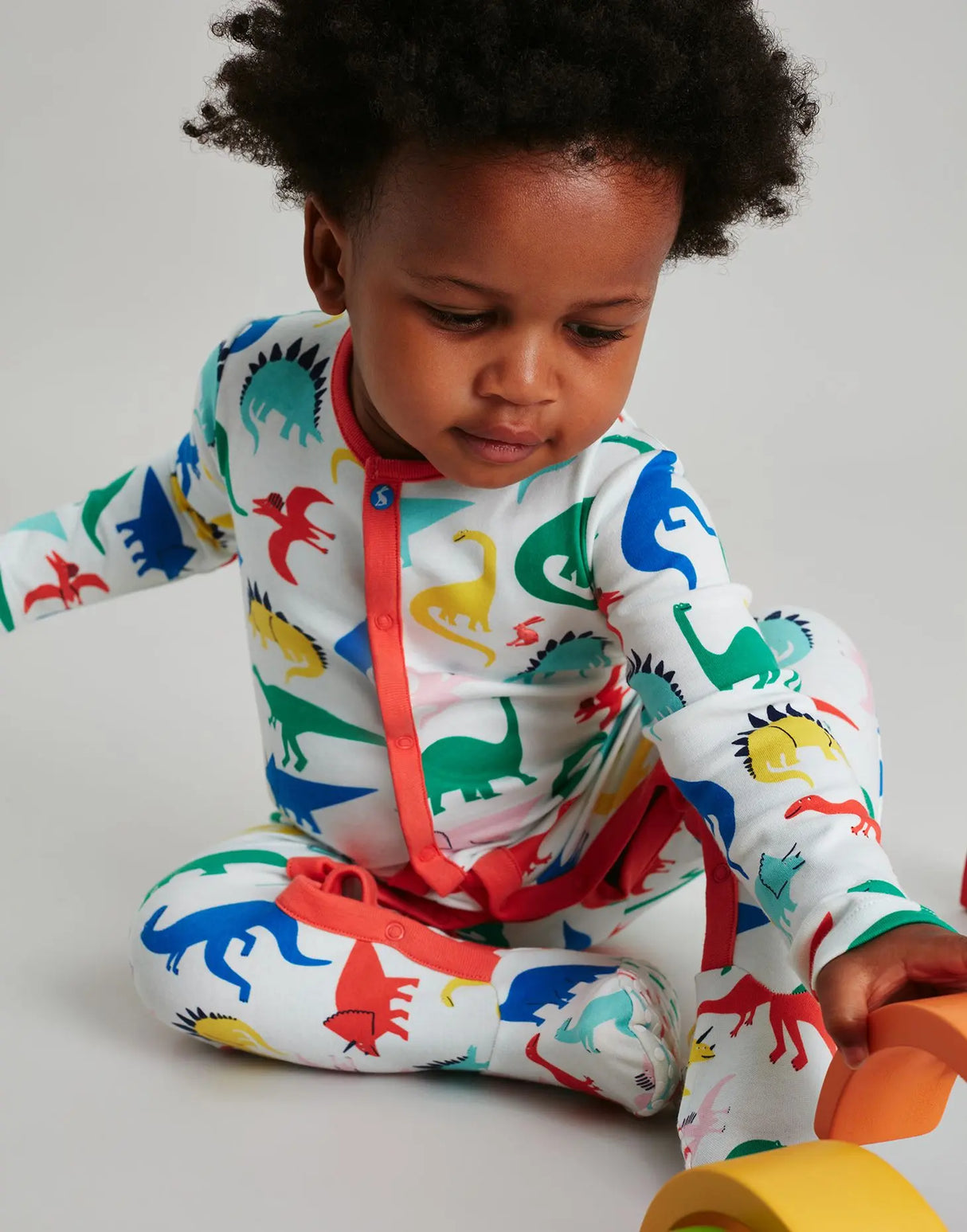 Razamataz Organically Grown Cotton Printed Babygrow | Joules - Jenni Kidz