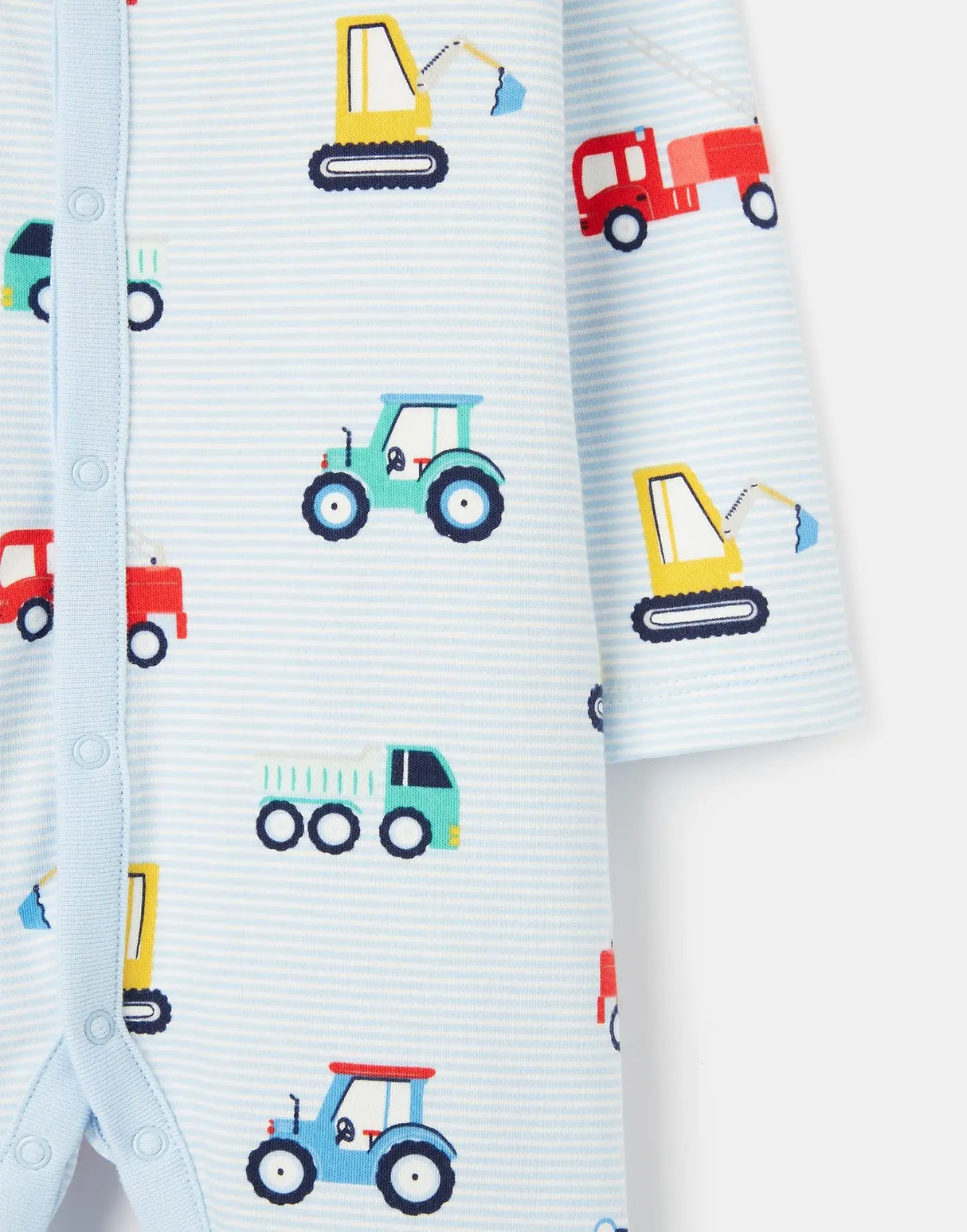 Razamataz Organically Grown Cotton Printed Babygrow | Joules - Jenni Kidz