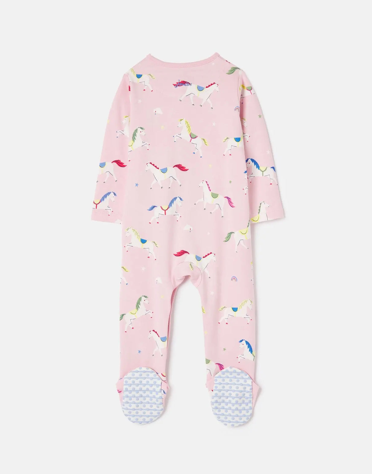 Razamataz Organically Grown Cotton Printed Babygrow - Pink | Joules - Joules