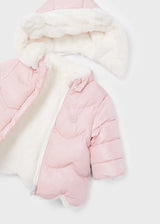 Reversible Faux Fur Coat Newborn | Mayoral - Mayoral