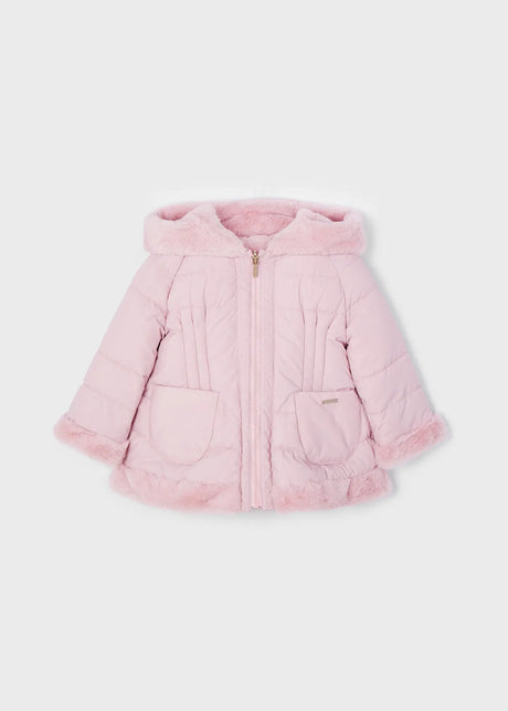 Reversible Faux Fur Jacket Baby Girl | Mayoral - Mayoral