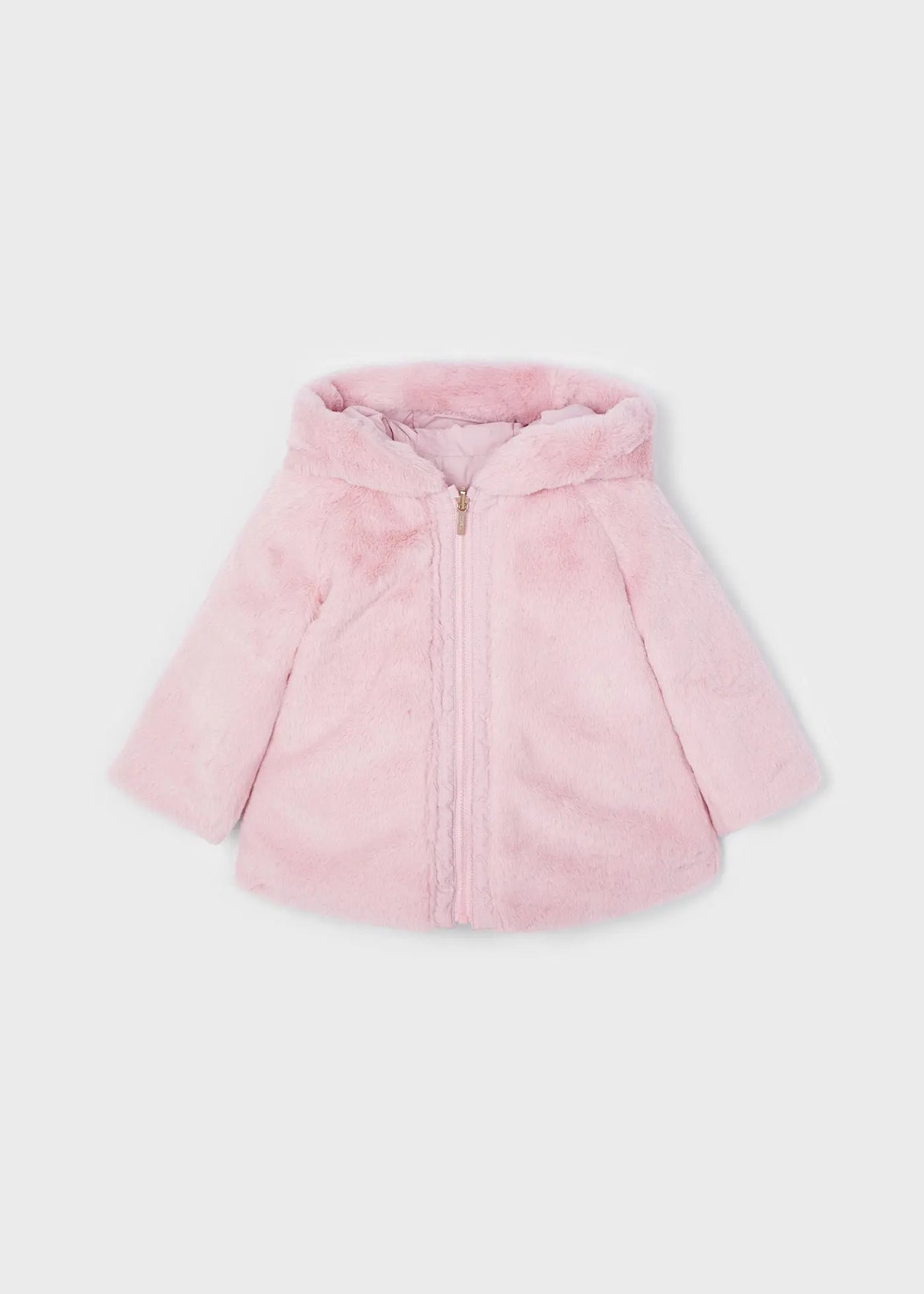 Reversible Faux Fur Jacket Baby Girl | Mayoral - Mayoral