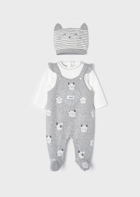 Romper With Hat Newborn | Mayoral - Mayoral