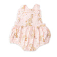 Ruffle Bib Sunsuit - Giraffes | Angel Dear - Jenni Kidz