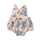 Ruffle Bib Sunsuit - Hydrangea | Angel Dear - Jenni Kidz