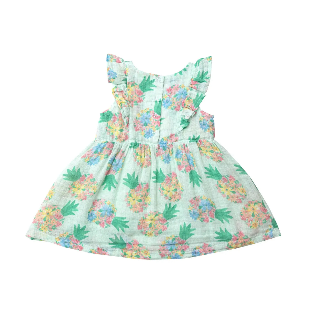 Ruffle Dress & Diaper Cover Pretty Pineapples | Angel Dear - Jenni Kidz