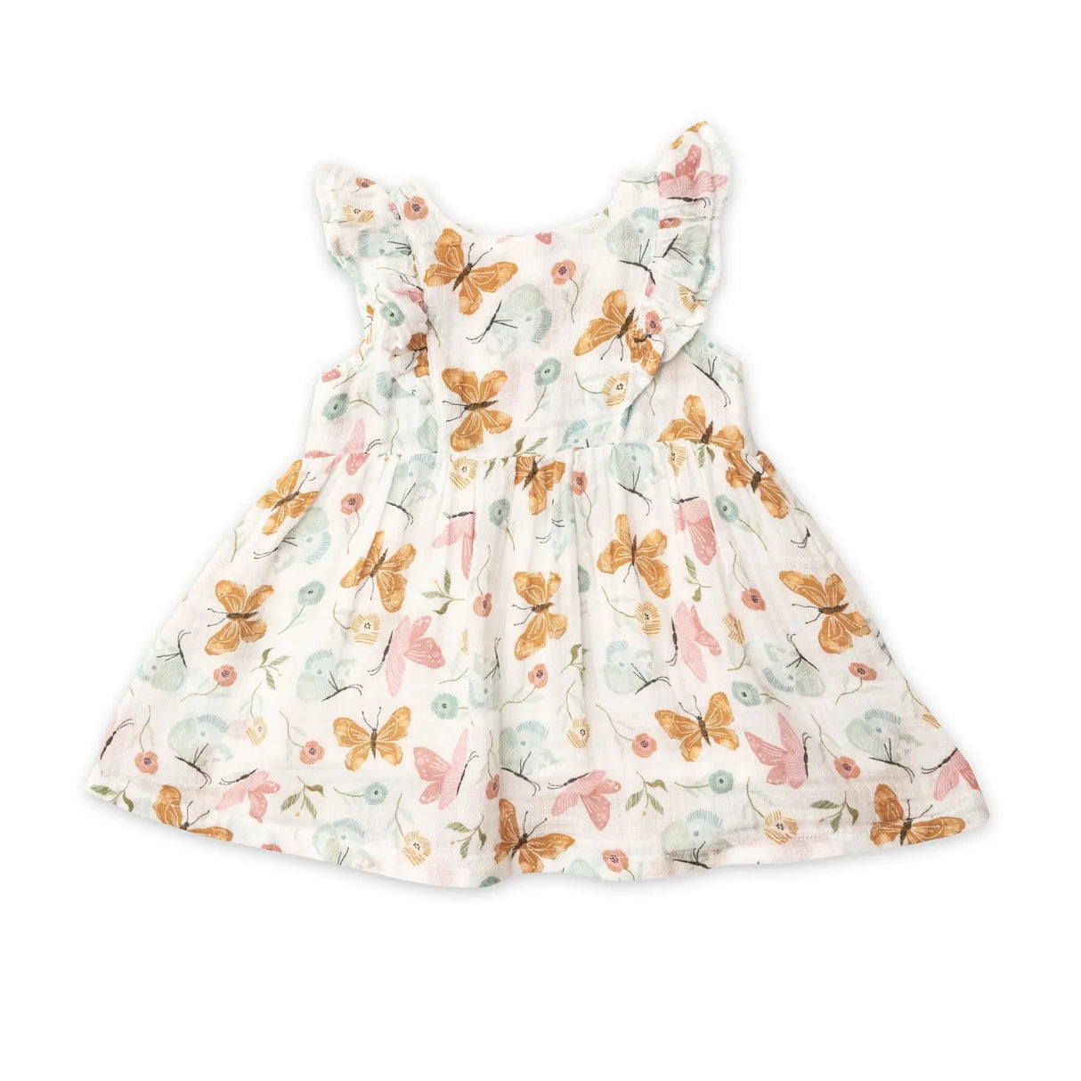 Ruffle Sundress & Diaper Cover - Pretty Butterflies | Angel Dear - Jenni Kidz