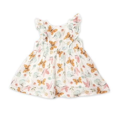 Ruffle Sundress & Diaper Cover - Pretty Butterflies | Angel Dear - Jenni Kidz