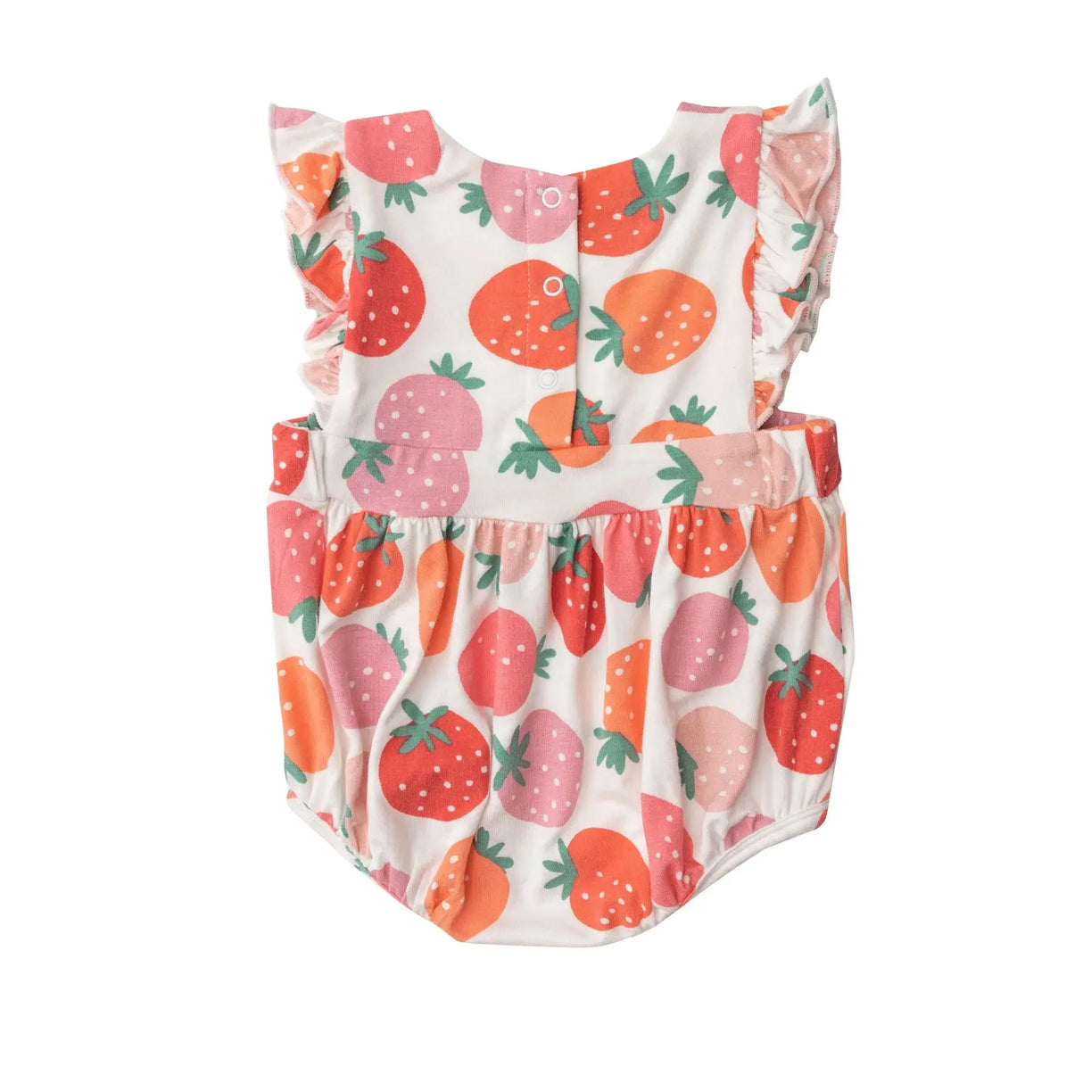 Ruffle Sunsuit - Strawberries | Angel Dear - Jenni Kidz